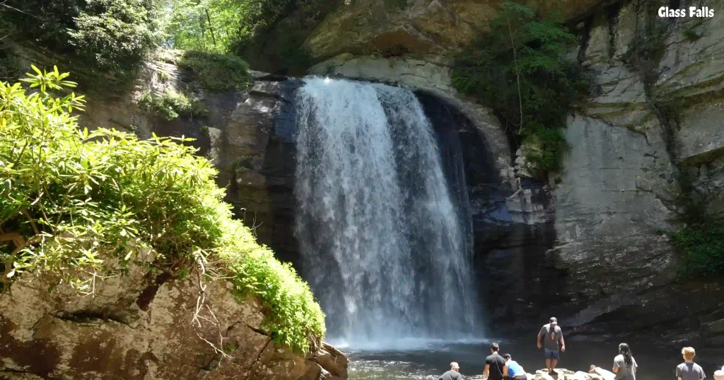 Glass falls