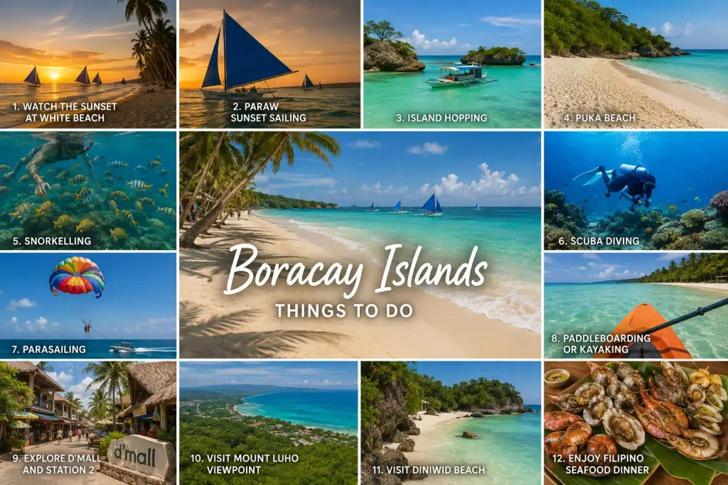 Things to do in boracay islands